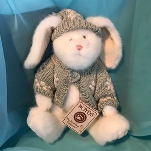 🎄❄️Boyd’s Plush Bunny Rabbit Carly Crystal Frost